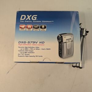 DXG -579V HD  Silver Digital Camcorder and Digital